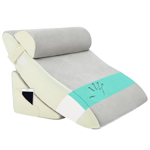 Bed wedge pillows set - wedge, for